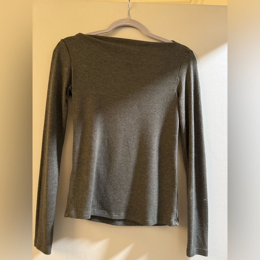 Mango Boat Neck Long Sleeve